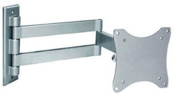 Кронштейн для телевизора Arm Media LCD-7101 серебристый 10&amp;quot;-26&amp;quot; макс.15кг настенный поворотно-выдвижной и наклонный