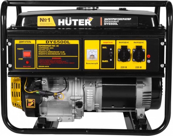Генератор Huter DY6500L 5.5кВт
