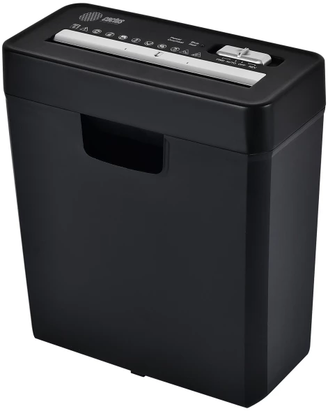 Шредер Cactus CS-SH-P2 черный (секр.Р-2) ленты 6лист. 10лтр. скобы пл.карты