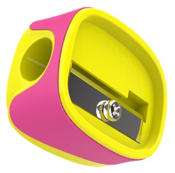 Точилка для карандашей ручная Deli ER00903 U-touch 1 отверстие пластик/резина ассорти туба