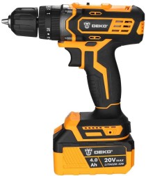 Дрель-шуруповерт Deko DKCD20 IMPACT аккум. патрон:быстрозажимной (кейс в комплекте) (063-4420)