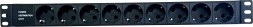 Блок распределения питания NTSS NTSS-PDU-DA2037 гор.размещ. 9xSchuko базовые 16A клеммная колодка
