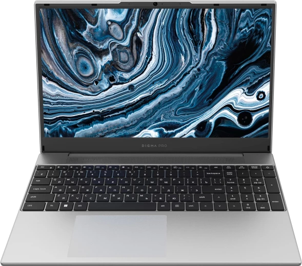 Ноутбук Digma Pro Breve Ryzen 5 7430U 16Gb SSD512Gb AMD Radeon Graphics 15.6&amp;quot; IPS FHD (1920x1080) Windows 11 Pro silver WiFi BT Cam 4500mAh (DN15R5-ADXW09)