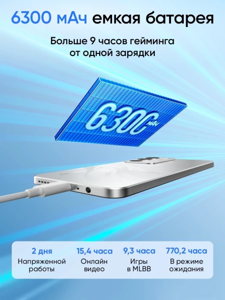 Смартфон Realme RMX5303 C71 256Gb 8Gb зеленый моноблок 3G 4G 2Sim 6.67&amp;quot; 720x1604 Android 15 50Mpix 802.11 a/b/g/n/ac NFC GPS GSM900/1800 GSM1900 FM