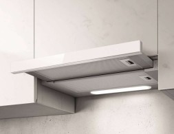 Вытяжка встраиваемая Elica Elite 14 Lux GRVTWH/A/60 серый/стекло белое управление: кнопочное (1 мотор)