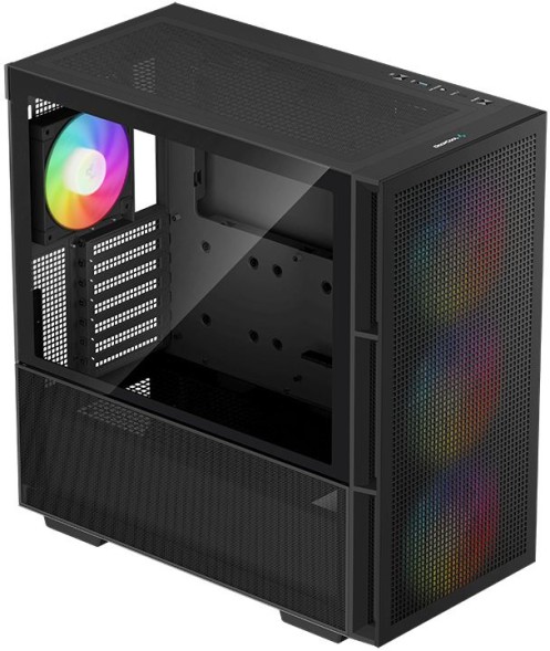 Корпус Deepcool CH560 черный без БП ATX 8x120mm 3x140mm 1xUSB3.0 audio bott PSU