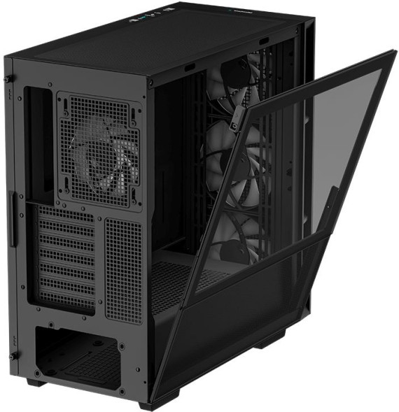 Корпус Deepcool CH560 черный без БП ATX 8x120mm 3x140mm 1xUSB3.0 audio bott PSU