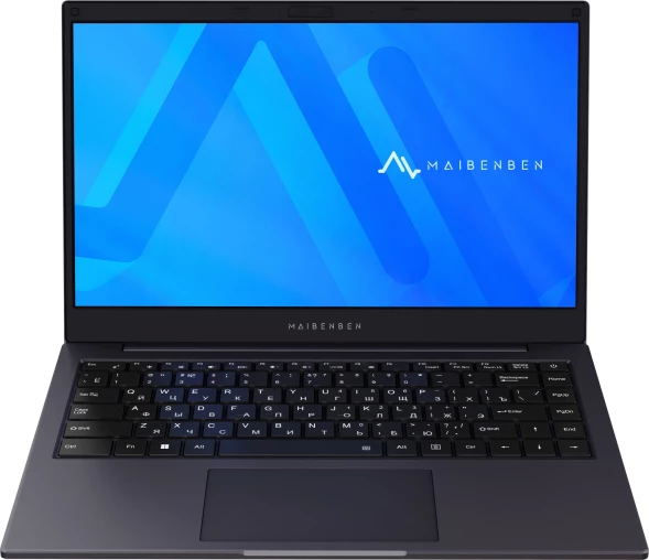 Ноутбук Maibenben S14A-R545UM Ryzen 5 Pro 4650U 8Gb SSD256Gb AMD Radeon Graphics 14&amp;quot; IPS FHD (1920x1080) Linux dk.blue WiFi BT Cam 5000mAh (S14A-R545UMA1SLURE0)