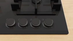 Газовая варочная поверхность Bosch PNK6B6P40R черный