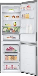 Холодильник LG GC-B459ANMW 2-хкамерн. серебристый инвертер