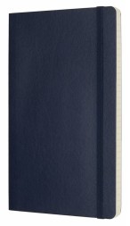 Блокнот Moleskine CLASSIC SOFT QP616B20 Large 130х210мм 192стр. линейка мягкая обложка синий сапфир