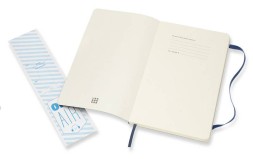 Блокнот Moleskine CLASSIC SOFT QP616B20 Large 130х210мм 192стр. линейка мягкая обложка синий сапфир