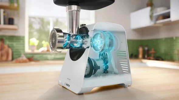 Мясорубка Bosch MFWS420W 1900Вт белый