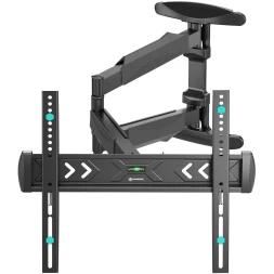 Кронштейн для телевизора Onkron NP47 черный 40"-75" макс.35кг настенный поворот и наклон