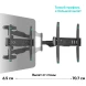 Кронштейн для телевизора Onkron NP47 черный 40&amp;quot;-75&amp;quot; макс.35кг настенный поворот и наклон