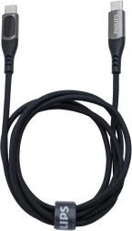 Кабель Philips DLC9060 USB Type-C (m)-USB Type-C (m) 1.2м черный коробка (упак.:1шт)