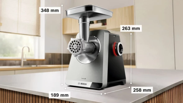 Мясорубка Bosch Series 8 MFWS820M 2500Вт черный