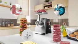 Мясорубка Bosch Series 8 MFWS820M 2500Вт черный