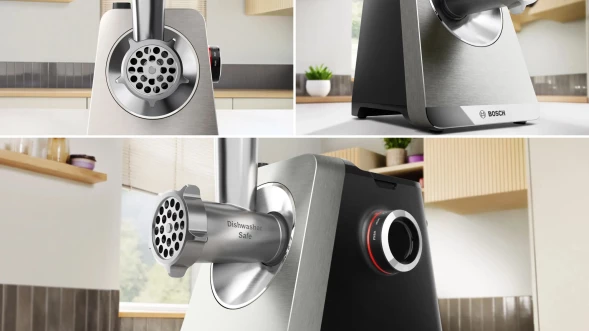 Мясорубка Bosch Series 8 MFWS820M 2500Вт черный