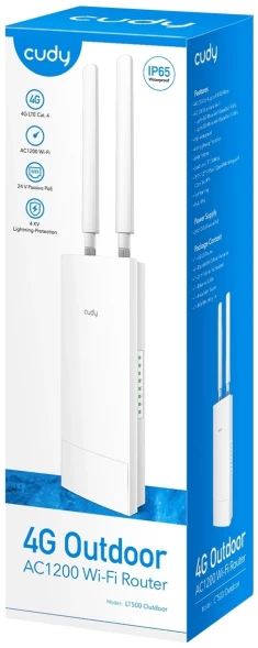 Точка доступа Cudy LT500 OUTDOOR AC1200 4G белый