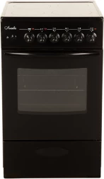 Плита Электрическая Лысьва EF4004MK00 черный стеклокерамика (без крышки)