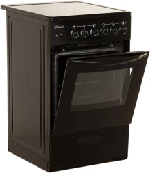 Плита Электрическая Лысьва EF4004MK00 черный стеклокерамика (без крышки)