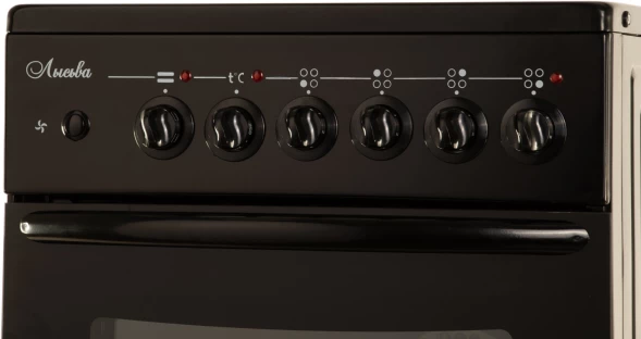 Плита Электрическая Лысьва EF4004MK00 черный стеклокерамика (без крышки)