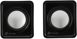 Колонки Оклик OK-331 2.0 черный 6Вт