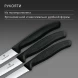 Набор ножей кухон. Victorinox Swiss Classic 6.7113.34 для овощей компл.:3предм. черный европодвес