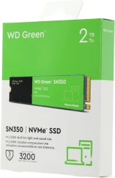 Накопитель SSD WD Original PCIe 3.0 x4 2TB WDS200T3G0C Green SN350 M.2 2280
