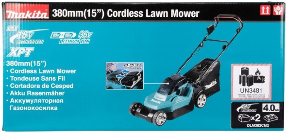 Газонокосилка роторная Makita DLM382CM2