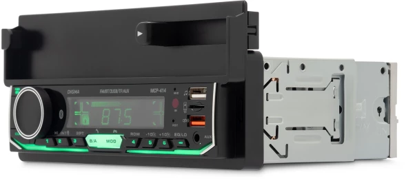 Автомагнитола Digma MCP-414 1DIN 4x45Вт v5.0 USB 2.0 AUX 4 ПДУ