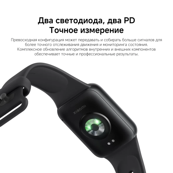 Фитнес-трекер Xiaomi Smart Band 9 Pro AMOLED корп.:черный рем.:черный (BHR8710GL)