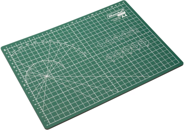 Подкладка для резки Silwerhof Create A4 210x297мм пластик зеленый