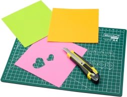 Подкладка для резки Silwerhof Create A4 210x297мм пластик зеленый