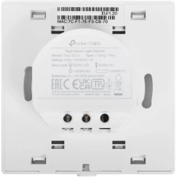 Умный выключатель TP-Link Tapo S210 1-нокл. белый