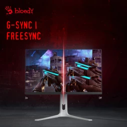 Монитор Bloody 27&amp;quot; MN272Q светло-серый IPS LED 1ms 16:9 HDMI M/M матовая HAS 400cd 178гр/178гр 2560x1440 240Hz G-Sync FreeSync DP 2K 6.55кг