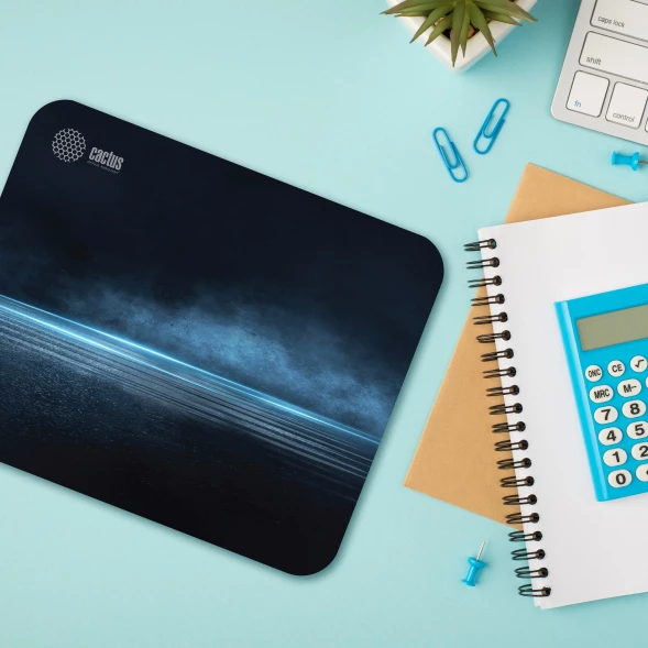 Коврик для мыши Cactus Dark Sea рисунок 220x180x2мм (CS-MPC-P03XS)