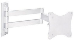 Кронштейн для телевизора Arm Media LCD-7101 белый 10&amp;quot;-26&amp;quot; макс.15кг настенный поворотно-выдвижной и наклонный