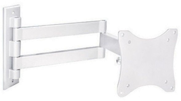 Кронштейн для телевизора Arm Media LCD-7101 белый 10&amp;quot;-26&amp;quot; макс.15кг настенный поворотно-выдвижной и наклонный