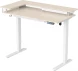 Стол для компьютера Cactus CS-EDL-DWT столешница ДСП светлый дуб каркас белый 120x71x60см