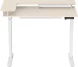 Стол для компьютера Cactus CS-EDL-DWT столешница ДСП светлый дуб каркас белый 120x71x60см