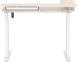 Стол для компьютера Cactus CS-EDL-DWT столешница ДСП светлый дуб каркас белый 120x71x60см