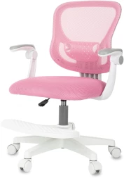 Кресло детское Бюрократ Burokids 3 розовый сетка/ткань крестов. пластик подст.для ног пластик белый
