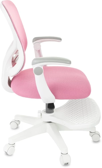 Кресло детское Бюрократ Burokids 3 розовый сетка/ткань крестов. пластик подст.для ног пластик белый
