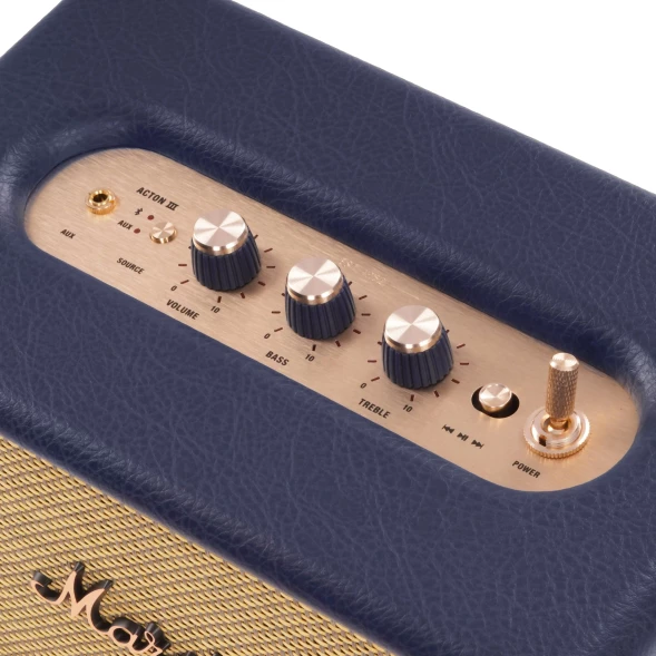 Колонка порт. Marshall Acton III синий 60W 2.1 BT/3.5Jack 10м
