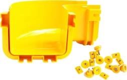 Угол 90 гор. Lanmaster LAN-OT240-HC90/NC осн.240 пластик желтый