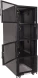 Шкаф коммутационный Lanmaster (LAN-DC-CBP4-48UX6X10) напольный 48U 600x1070мм пер.дв.перфор. 4 бок.пан. задн.дв.перфор. 1500кг черный 200кг 2259мм IP20 металл