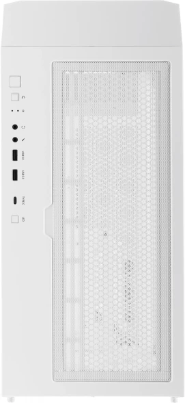 Корпус Zalman Z10 DUO белый без БП ATX 9x120mm 5x140mm audio bott PSU