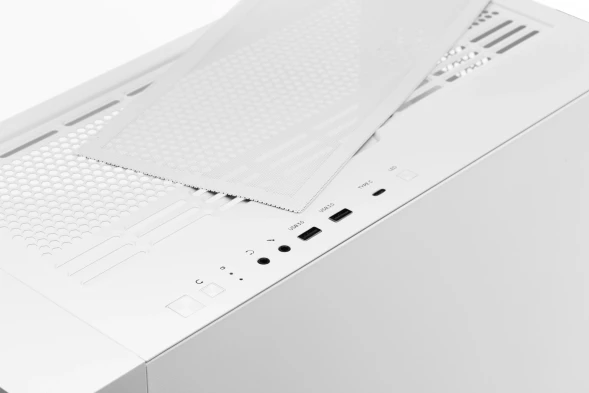 Корпус Zalman Z10 DUO белый без БП ATX 9x120mm 5x140mm audio bott PSU